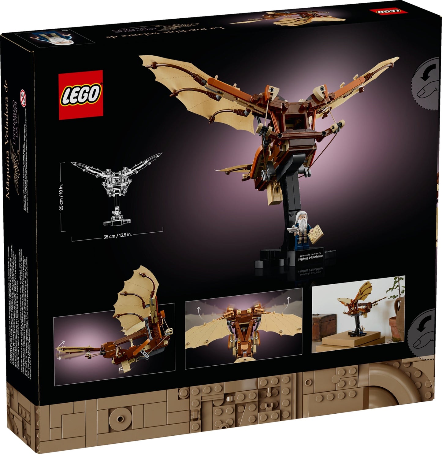 LEGO® Icons 10363: Leonardo da Vincis flymaskin
