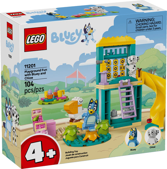 LEGO® Bluey 11201: Moro på lekeplassen med Bluey og Chloe