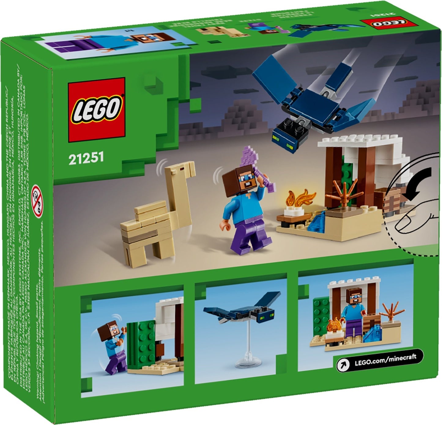 LEGO® Minecraft® 21251: Steves ørkenekspedisjon