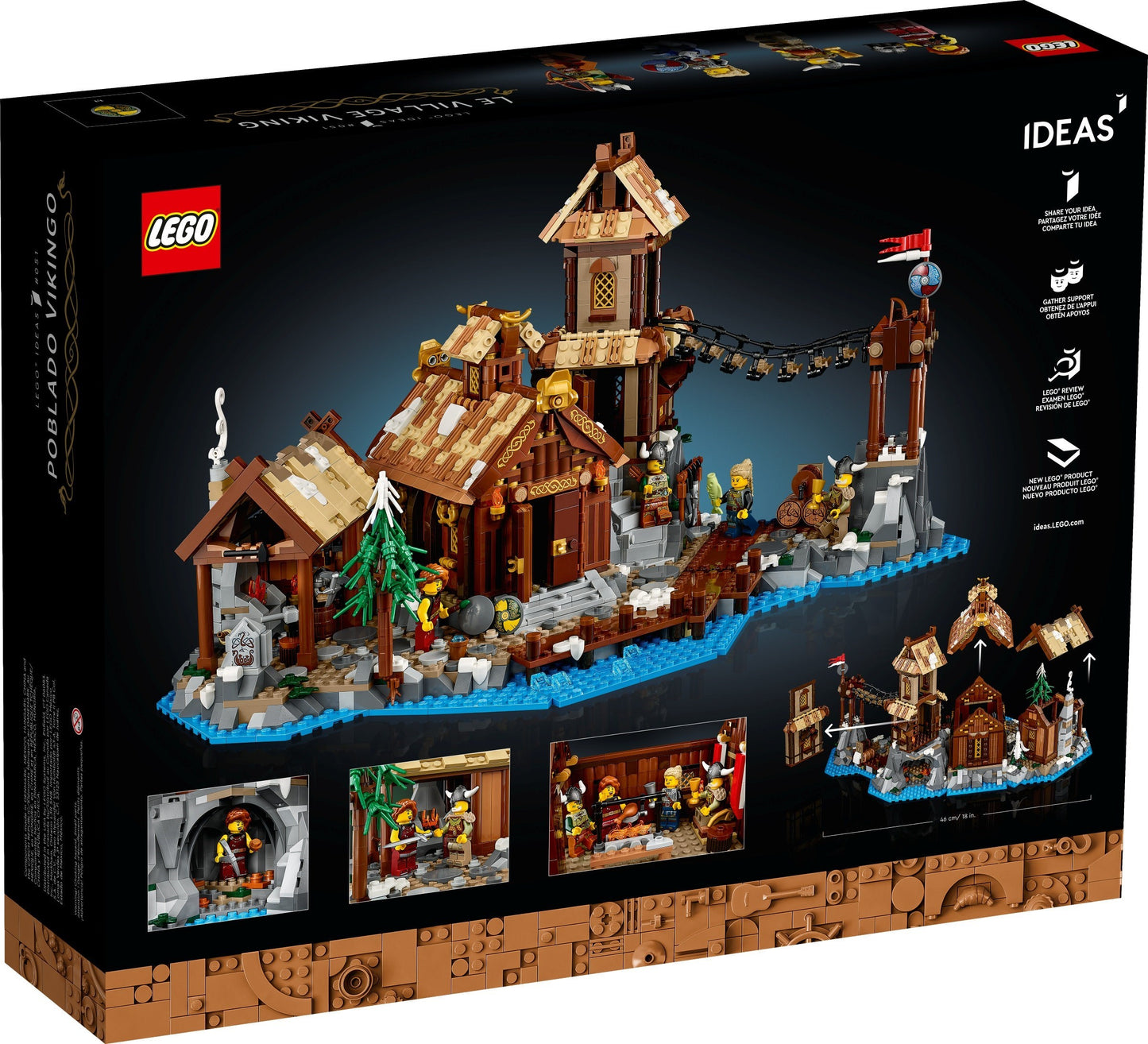 LEGO® Ideas 21343: Vikinglandsby