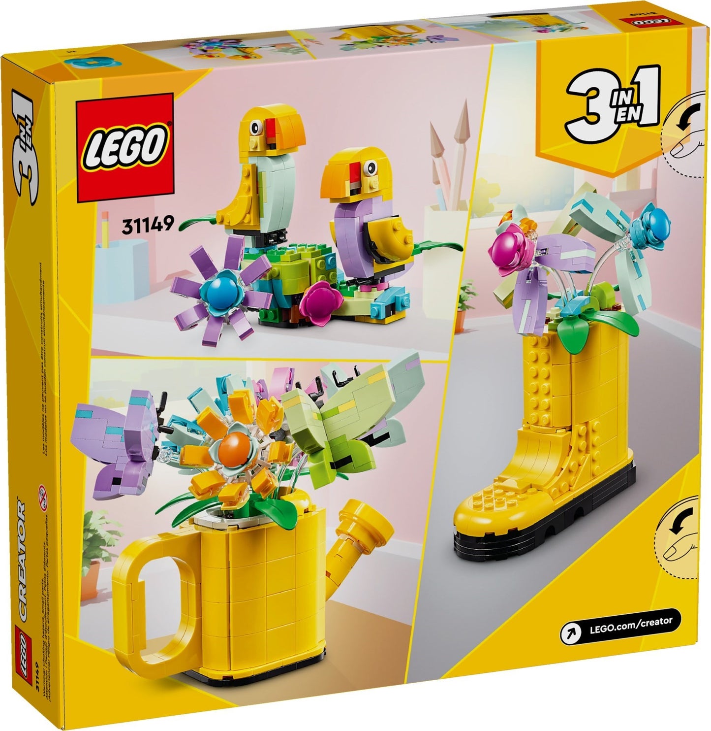 LEGO® Creator™ 31149: Blomster i vannkanne