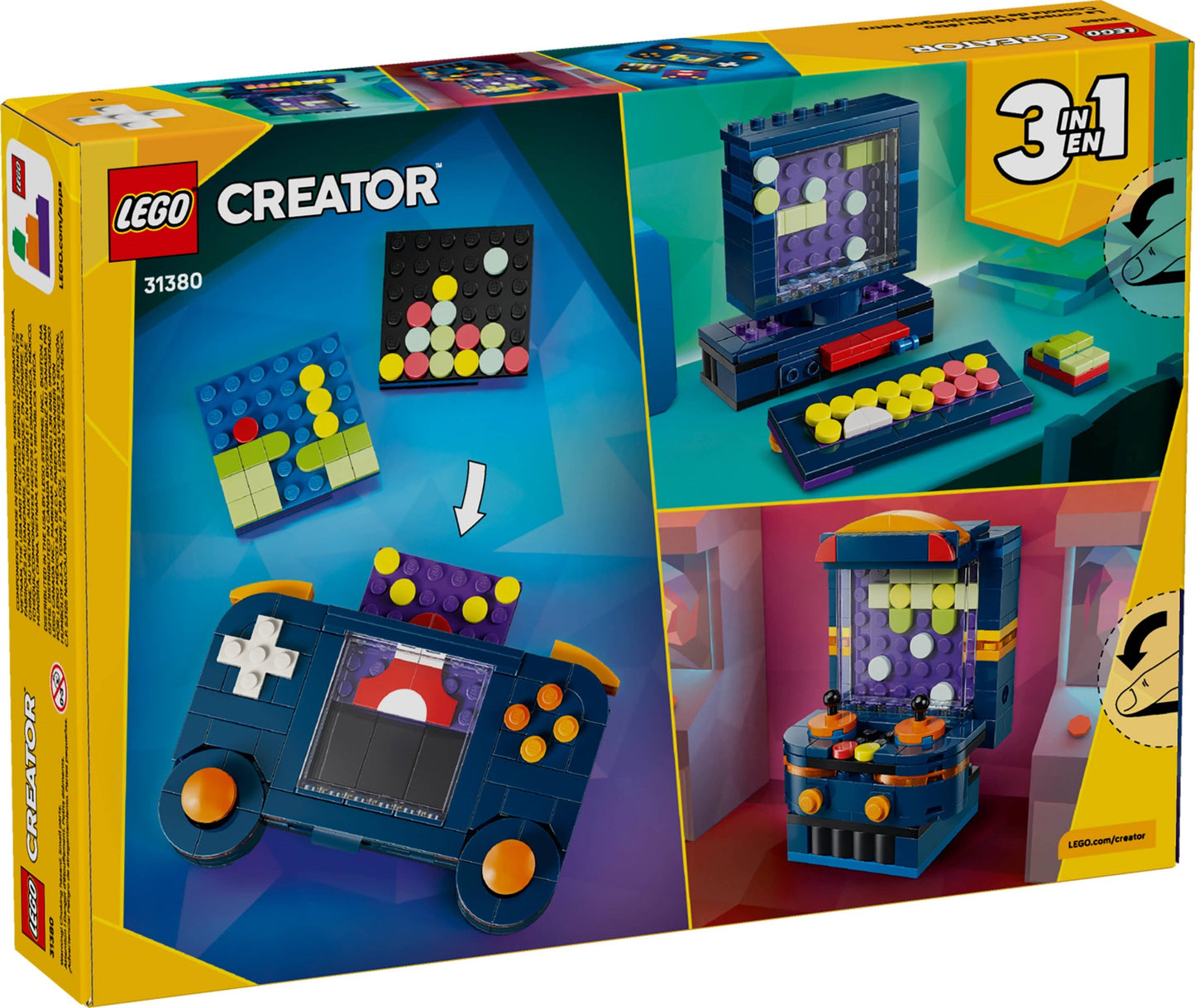 LEGO® Creator™ 31380: Spillkonsoll i retrostil