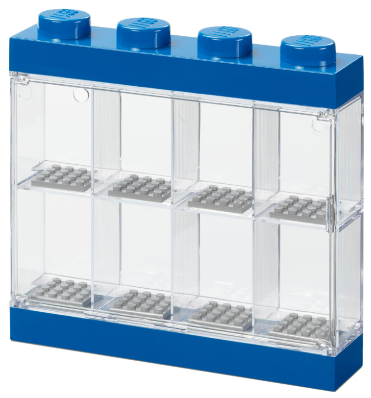 LEGO® Blå utstillingsmonter for åtte minifigurer (Kopi)