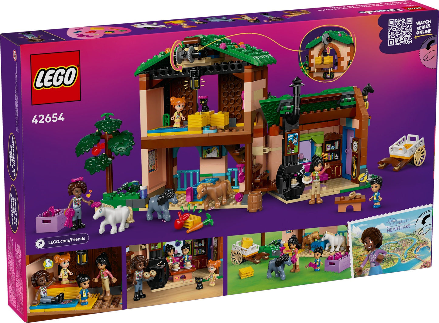 LEGO® Friends™ 42654: Ponniranch med stall
