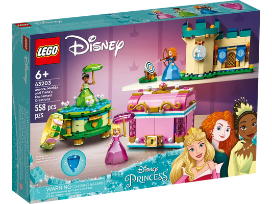 LEGO® Disney™ 43203: Tornerose, Merida og Tianas forheksede kreasjoner