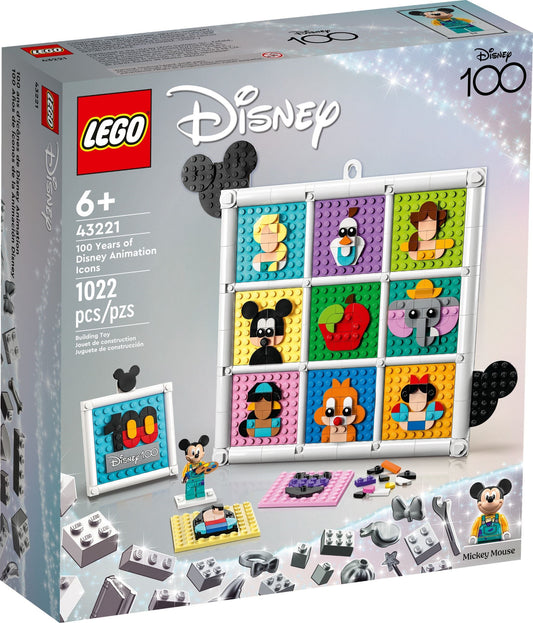 LEGO® Disney™ 43221: Ikoner fra 100 år med Disney-animasjon