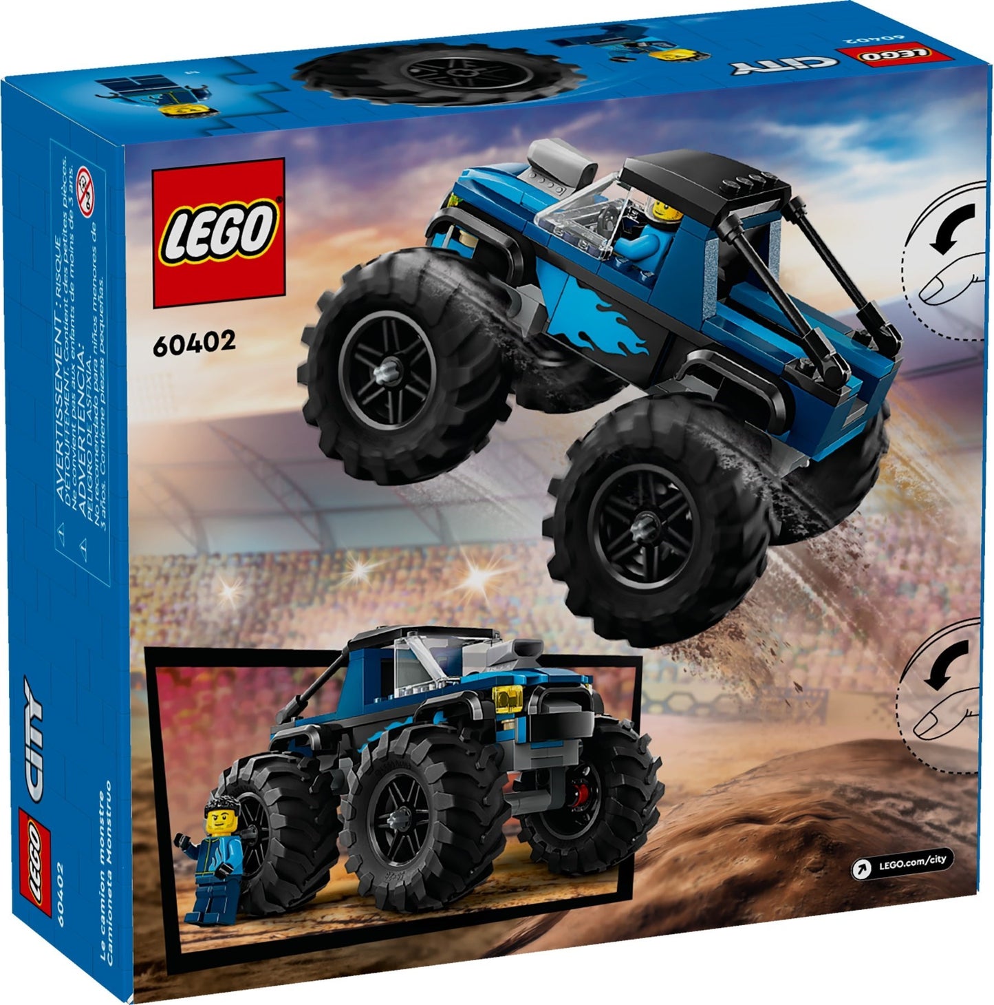 LEGO® City 60402: Blå monstertruck