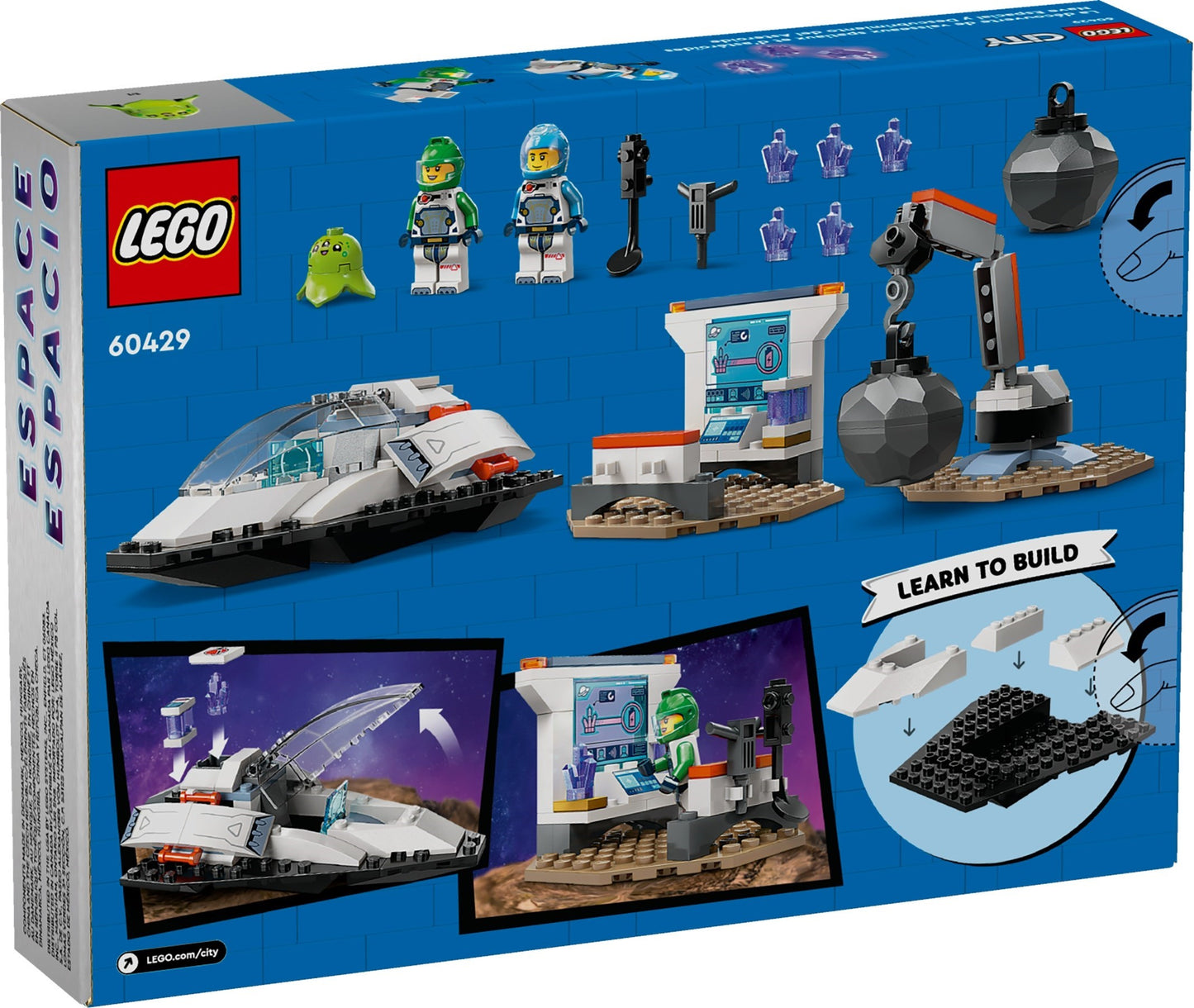 LEGO® City 60429: Romskip og asteroidefunn