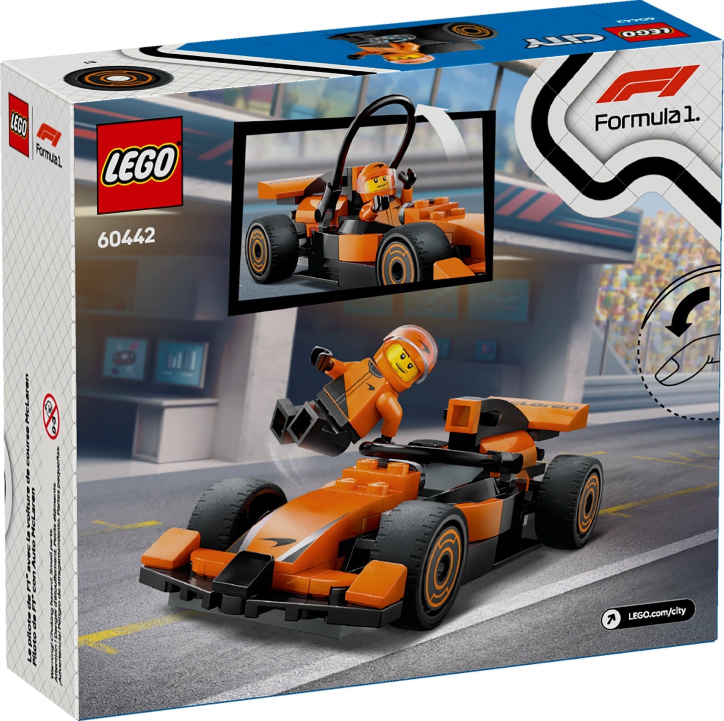 LEGO® City 60442: F1®-fører med McLaren-racerbil
