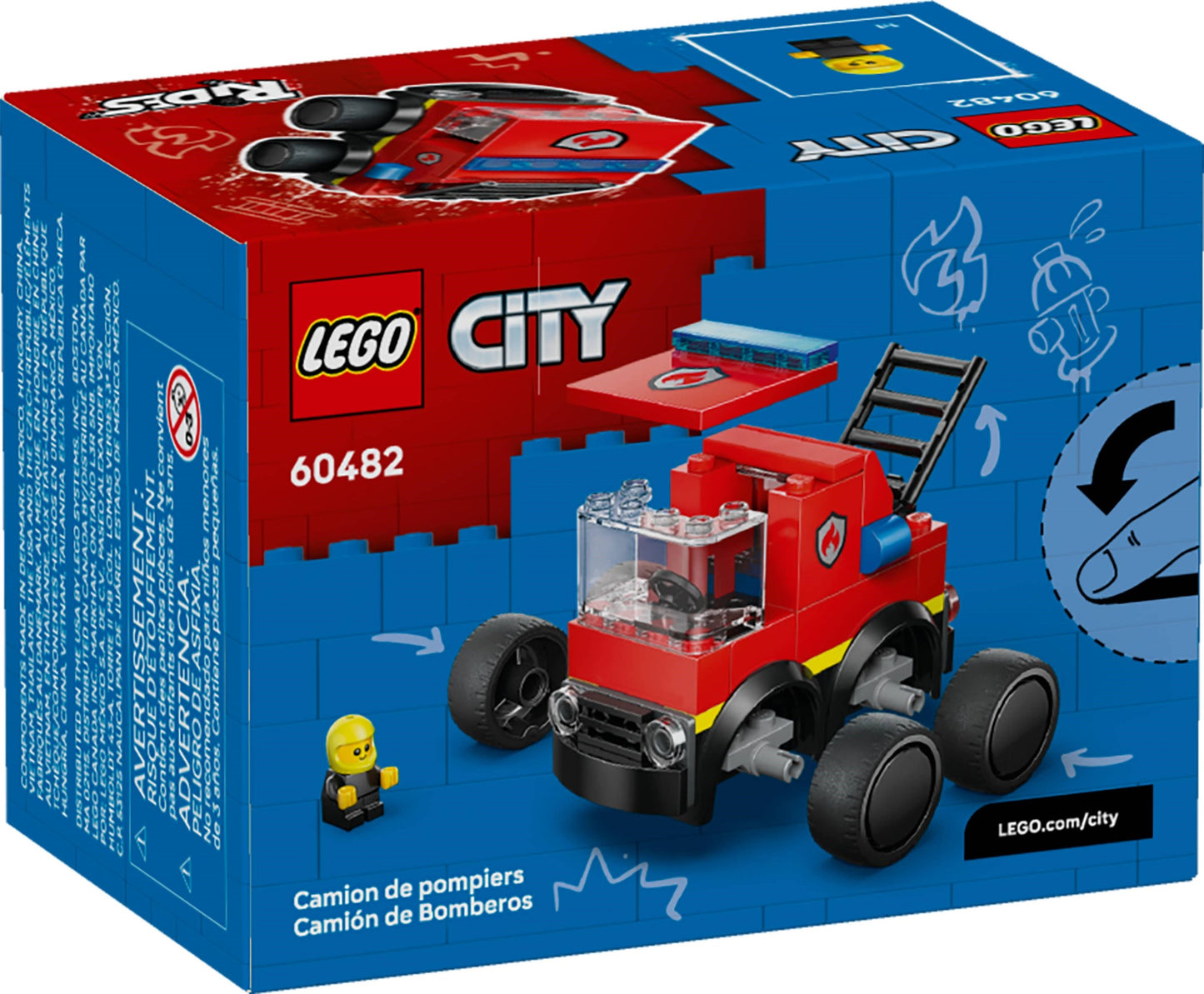 LEGO® City 60482: Kjøretøy – brannbil