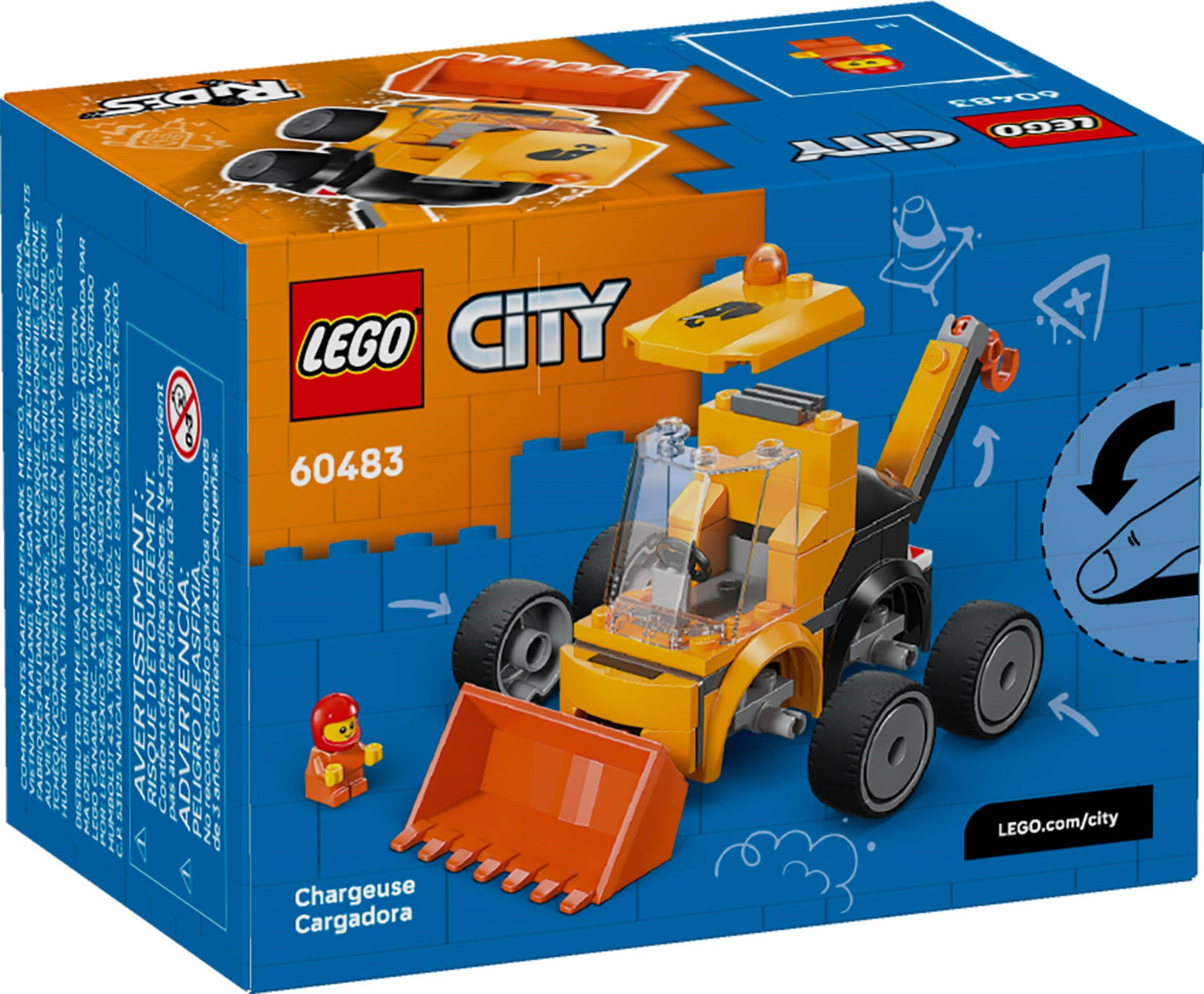 LEGO® City 60483: Kjøretøy – hjullaster med kran
