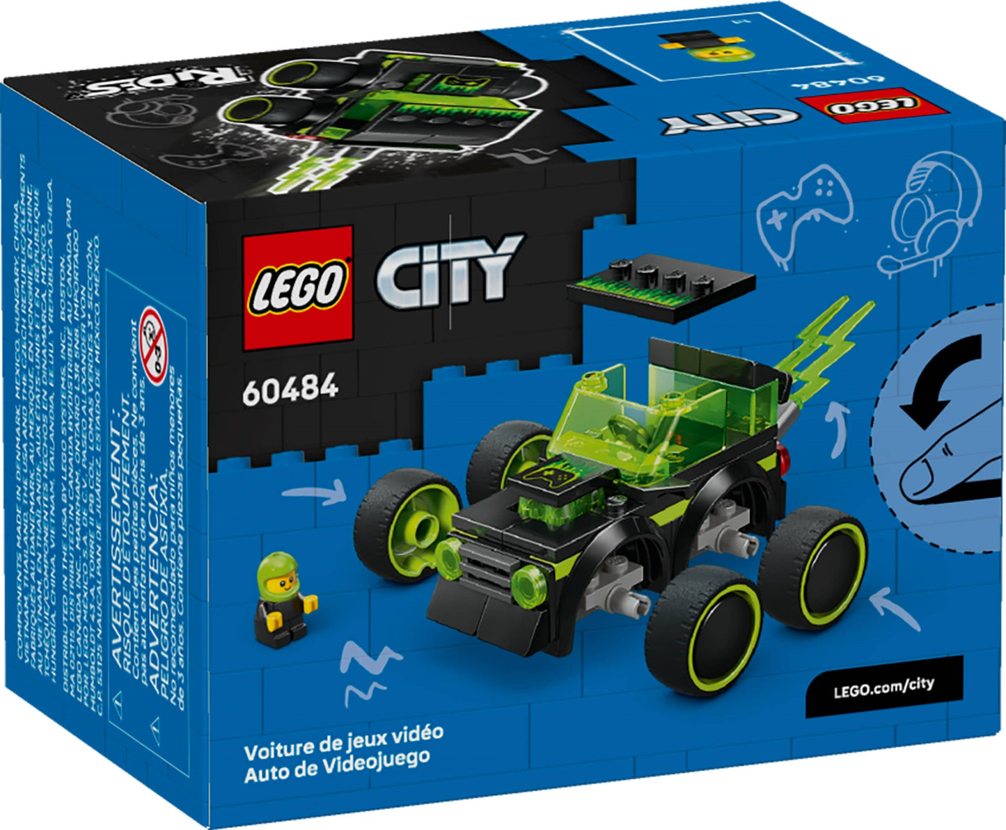 LEGO® City 60484: Kjøretøy – gaming-racerbil