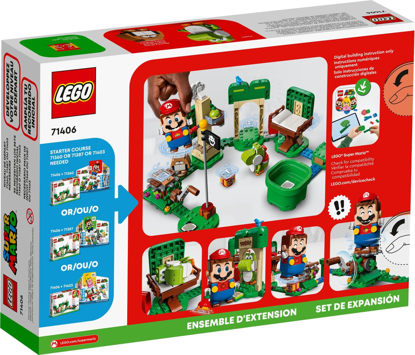 LEGO® Super Mario™ 71406: Yoshis gavehus