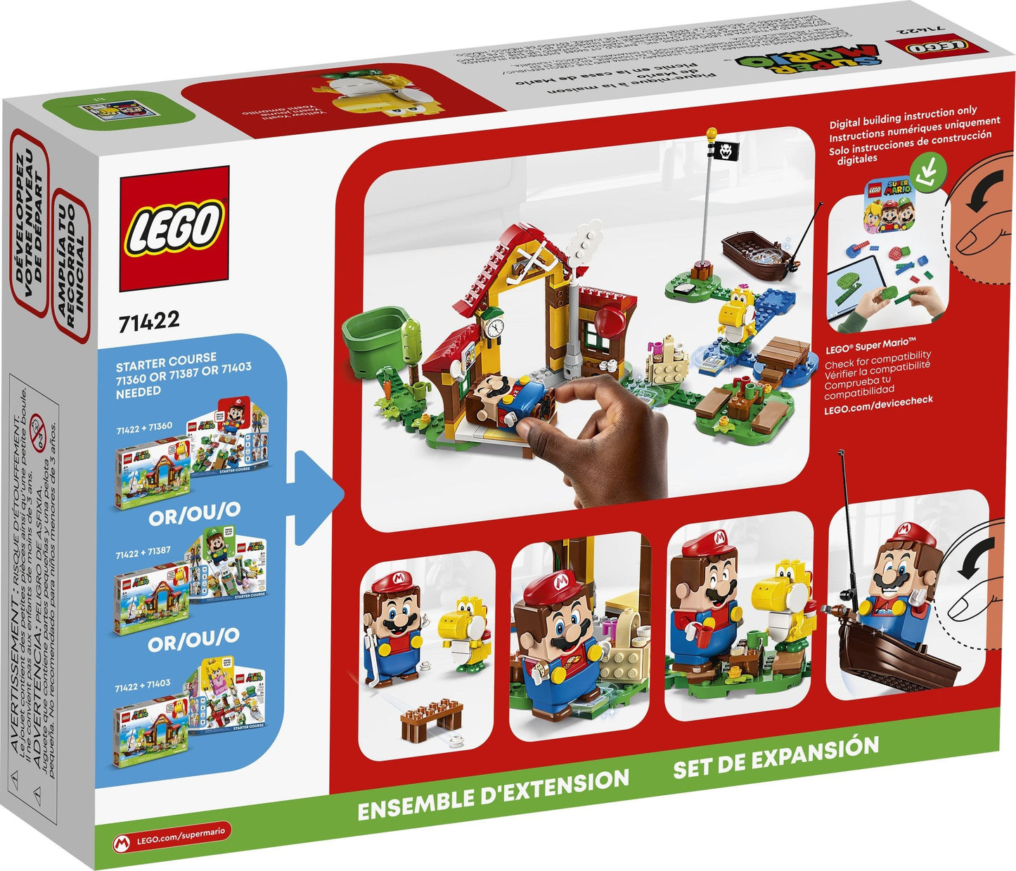 LEGO® Super Mario™ 71422: Piknik ved Marios hus