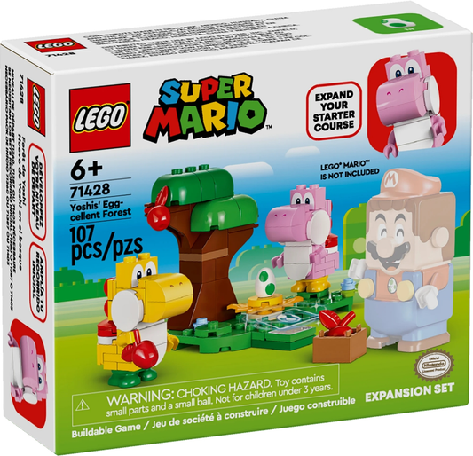 LEGO® Super Mario™ 71428: Yoshis egg-stravagante skog