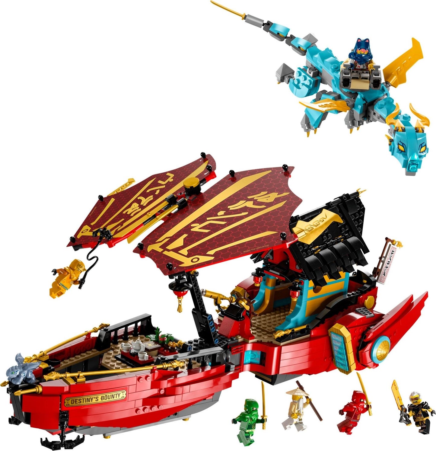 LEGO® NINJAGO® 71797: Skjebneskipet Bounty – kappløpet med tiden