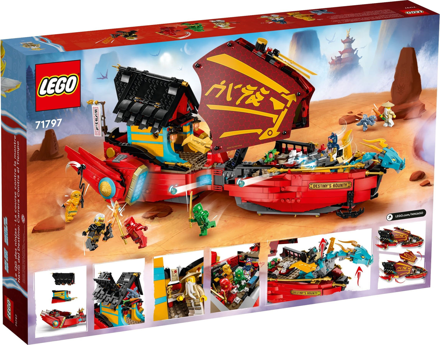 LEGO® NINJAGO® 71797: Skjebneskipet Bounty – kappløpet med tiden