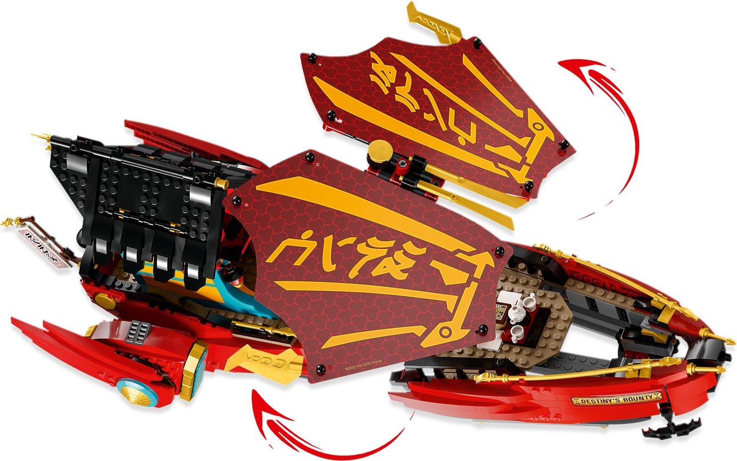 LEGO® NINJAGO® 71797: Skjebneskipet Bounty – kappløpet med tiden