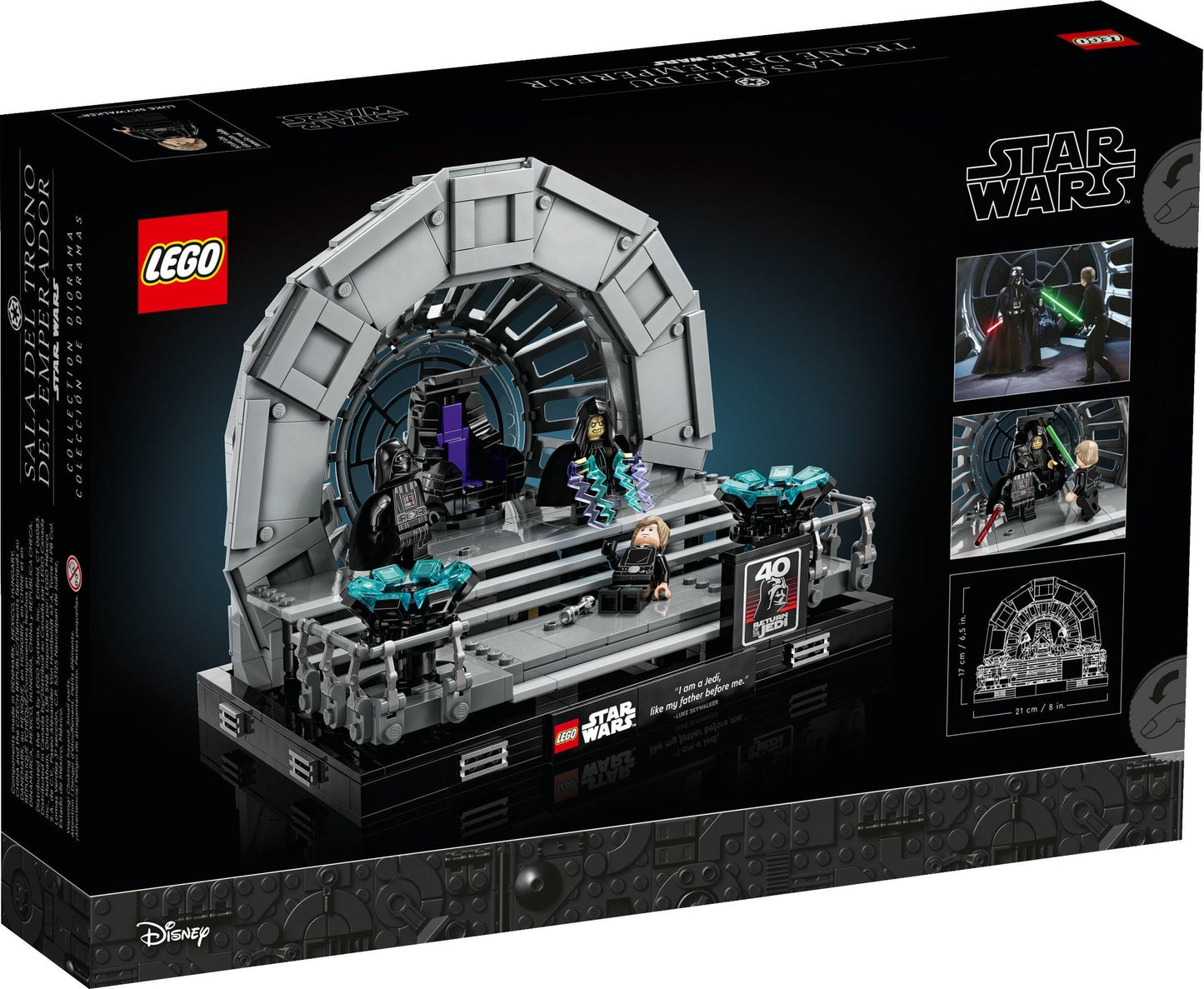 LEGO® Star Wars™ 75352: Diorama med Keiserens tronsal