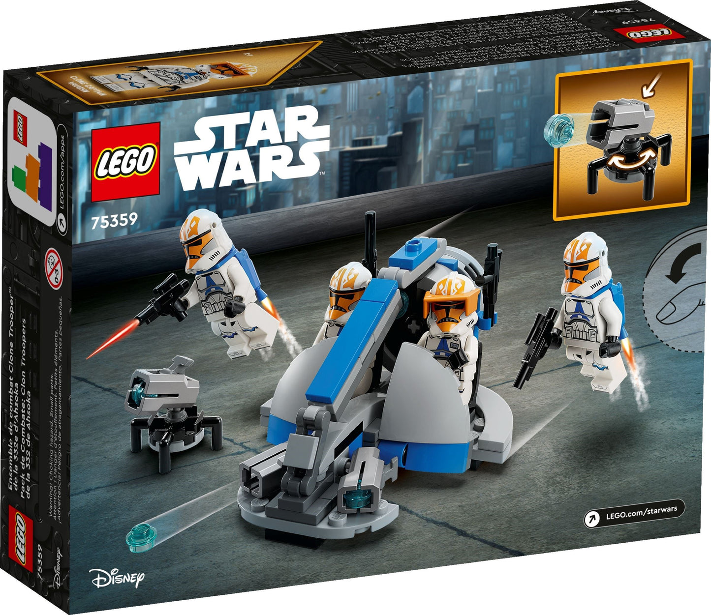 LEGO® Star Wars™ 75359: Stridspakke med Ahsokas klonesoldat fra 332. kompani