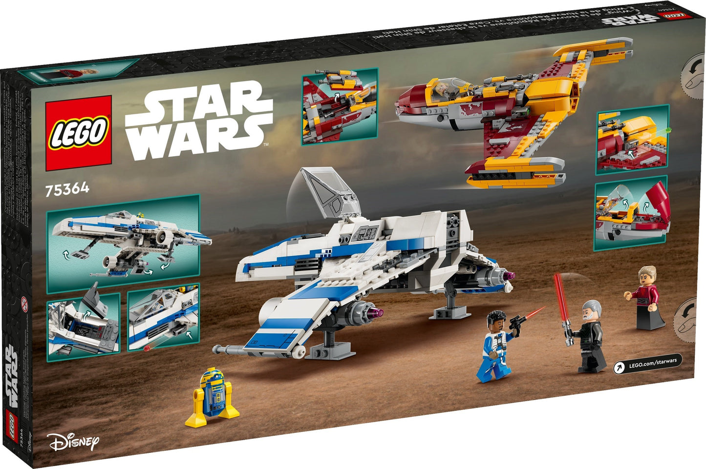 LEGO® Star Wars™ 75364: Den nye republikkens E-Wing™ mot Shin Hatis Starfighter™