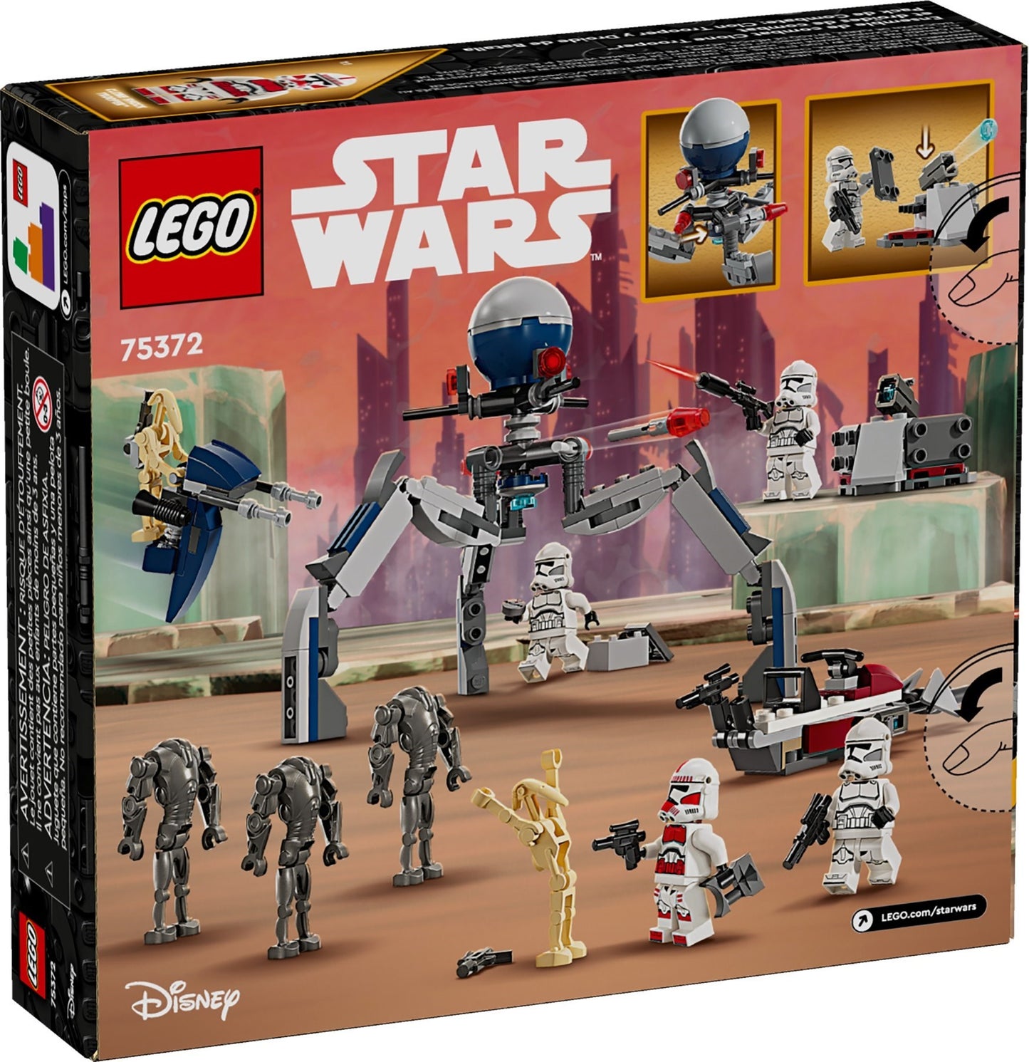 LEGO® Star Wars™ 75372: Stridspakke med klonesoldater og kampdroider