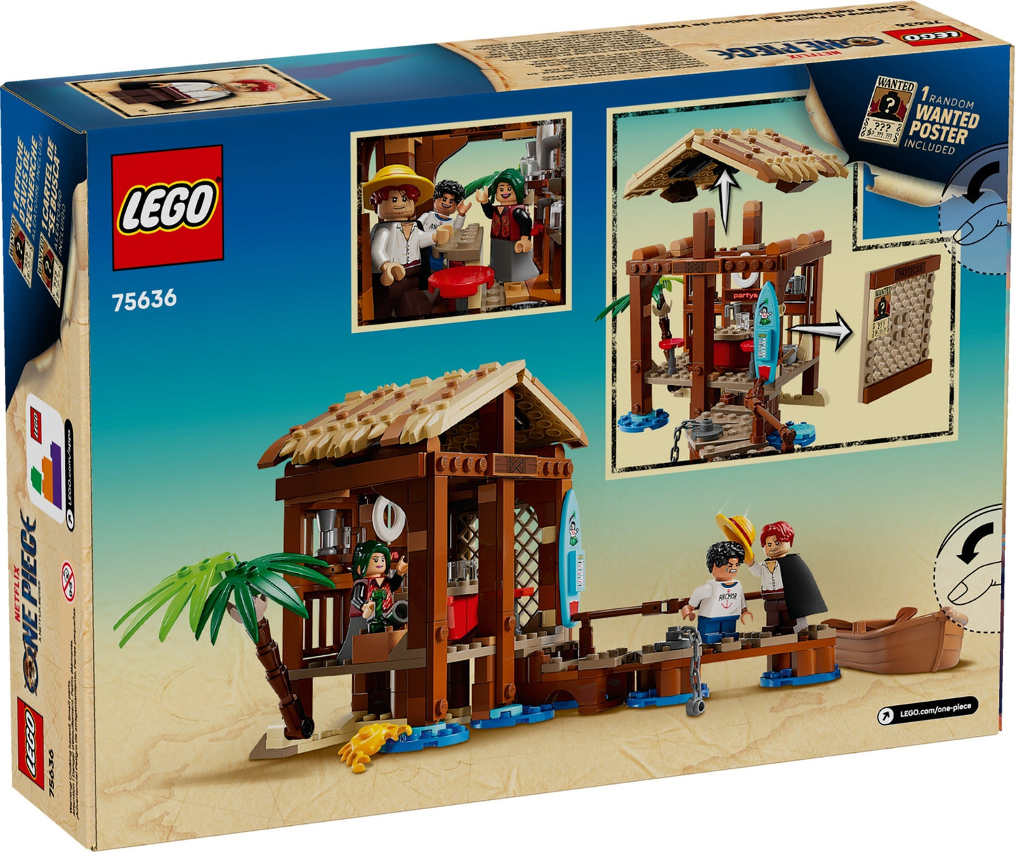 LEGO® ONE PIECE 75636: Hytte i Vindmøllebyen