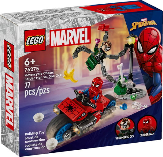 LEGO® Marvel™ 76275: Motorsykkeljakt: Spider-Man mot Doc Ock