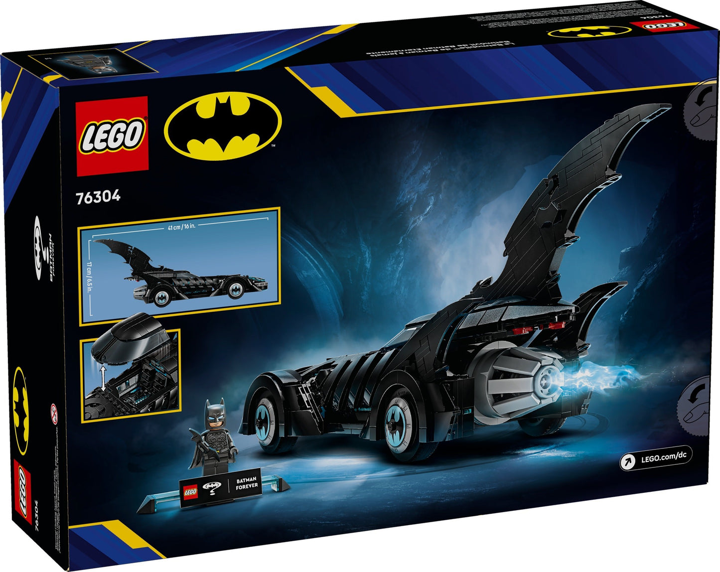 LEGO® DC Comics Super Heroes™ 76304: Batmobilen fra Batman Forever™