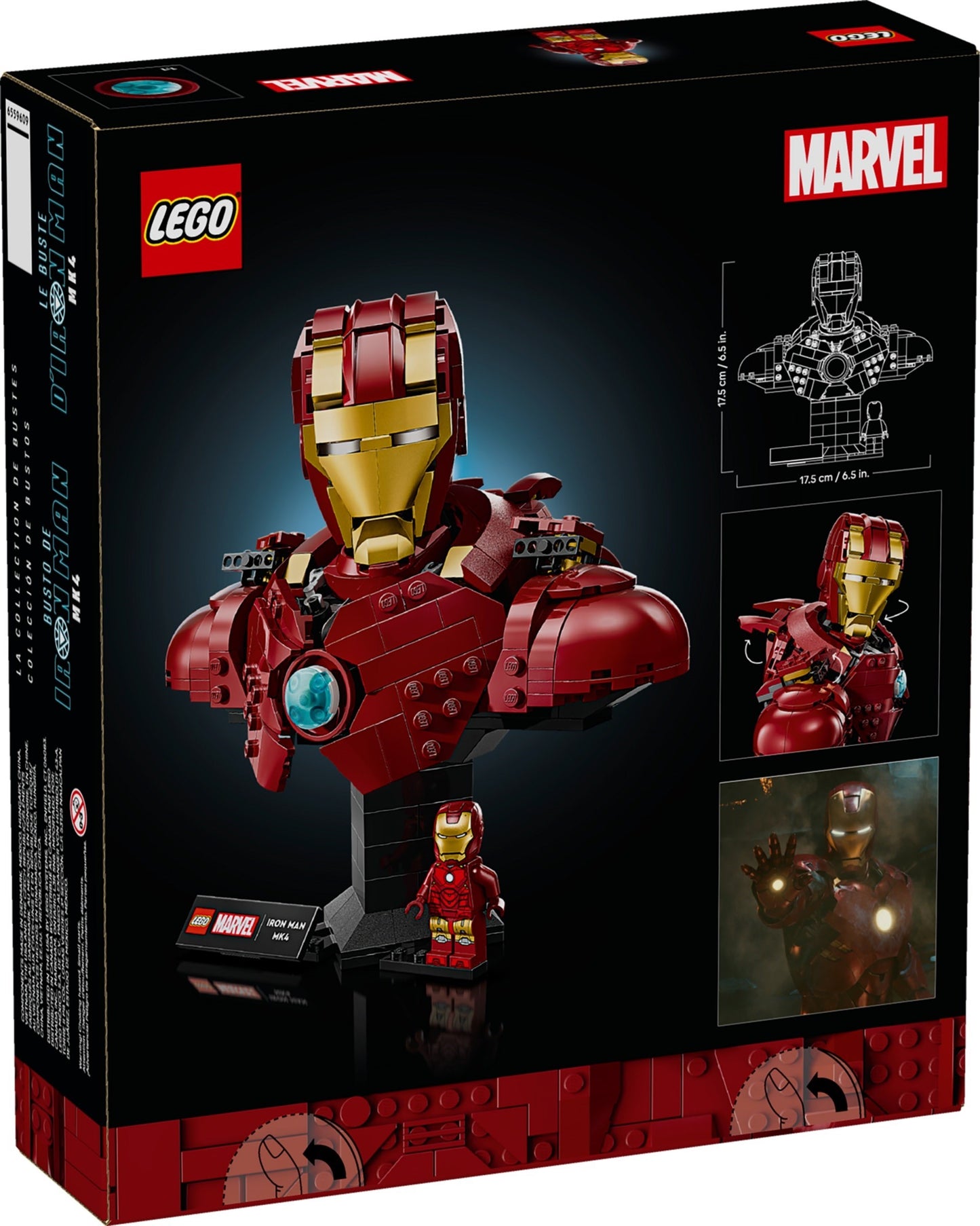 LEGO® Marvel™ 76327: Byste av Iron Man MK4