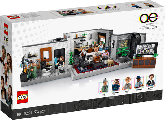 LEGO® Icons™ 10291: Queer Eye – leiligheten til Fab 5