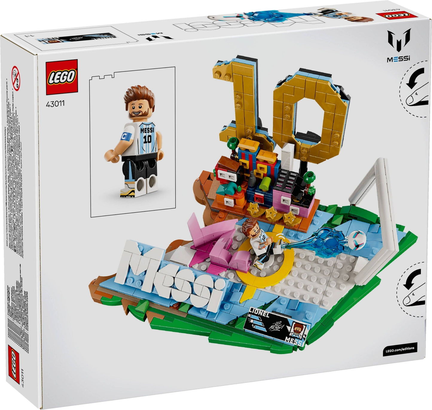 LEGO® Editions™ 43011: Lionel Messi – fotball-høydepunkter