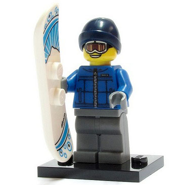 LEGO® Minifigures™ 8805-16: Snowboarder Guy