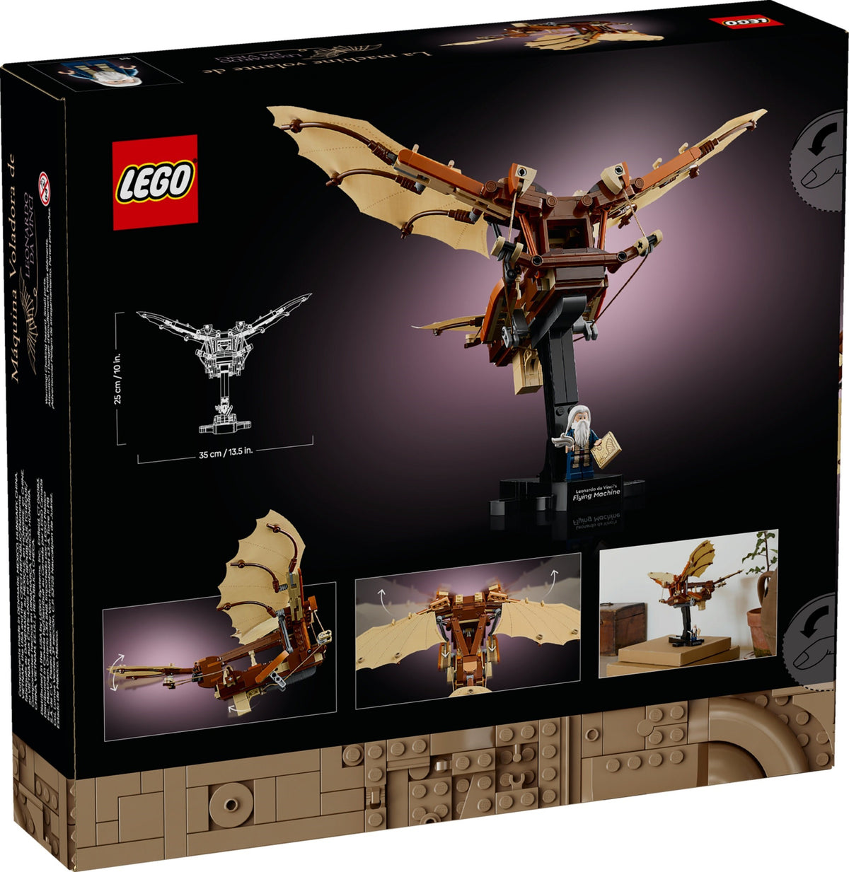 LEGO® Icons 10363: Leonardo da Vincis flymaskin