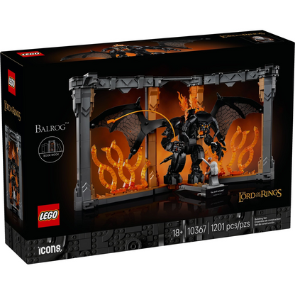 LEGO® Icons 10367: Ringenes herre: Balrog™-bokstøtte