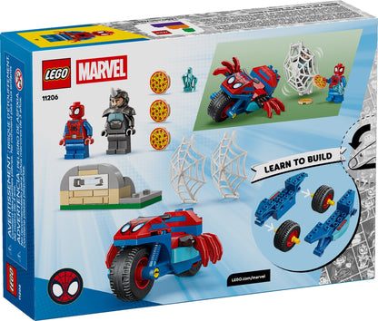 LEGO® Marvel™ 11206: Spidey på motorsykkel mot Rhino