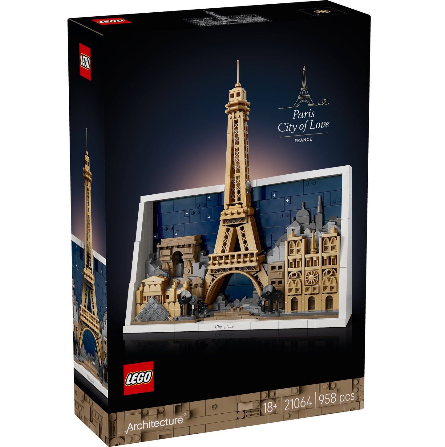 LEGO® Architecture 21064: Paris – romantikkens by