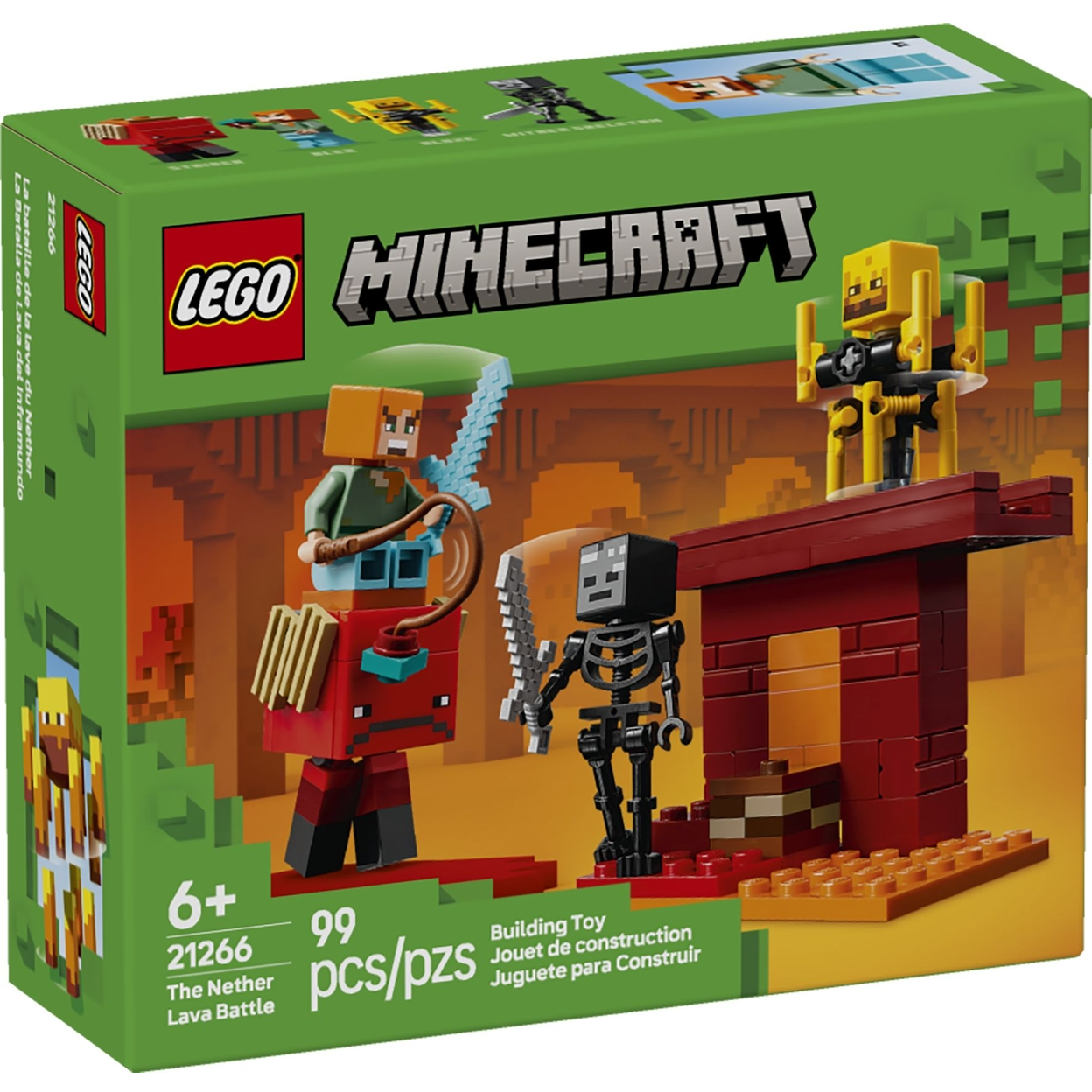 LEGO® Minecraft® 21266: Underverden-lavakamp