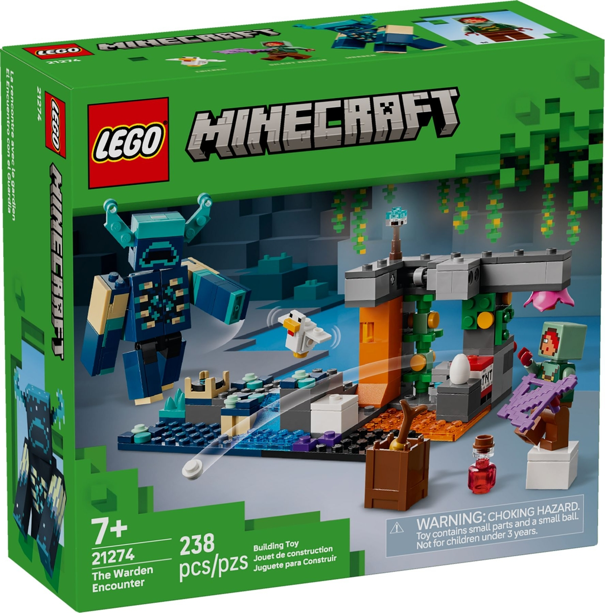LEGO® Minecraft® 21274: Møtet med skogvokteren