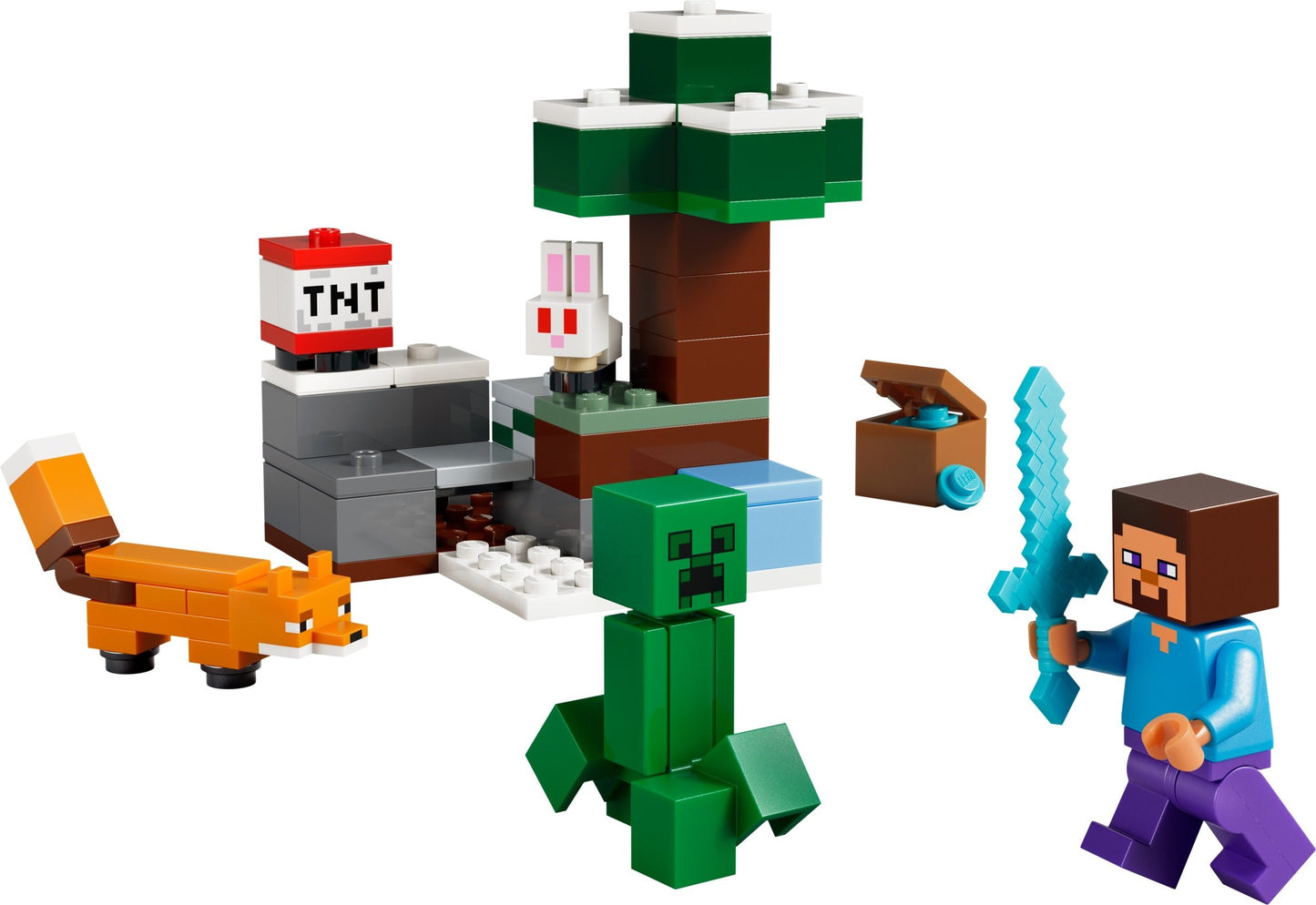 LEGO® Minecraft® 21583: Steves eventyr på taigaen