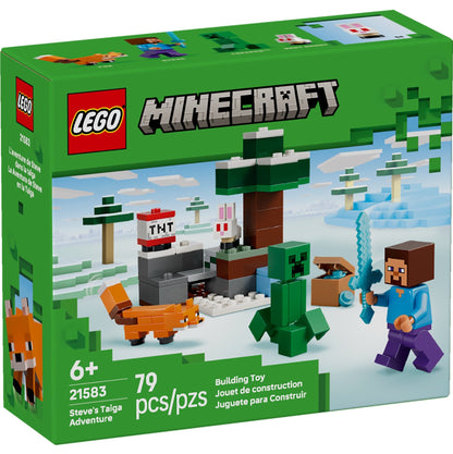 LEGO® Minecraft® 21583: Steves eventyr på taigaen