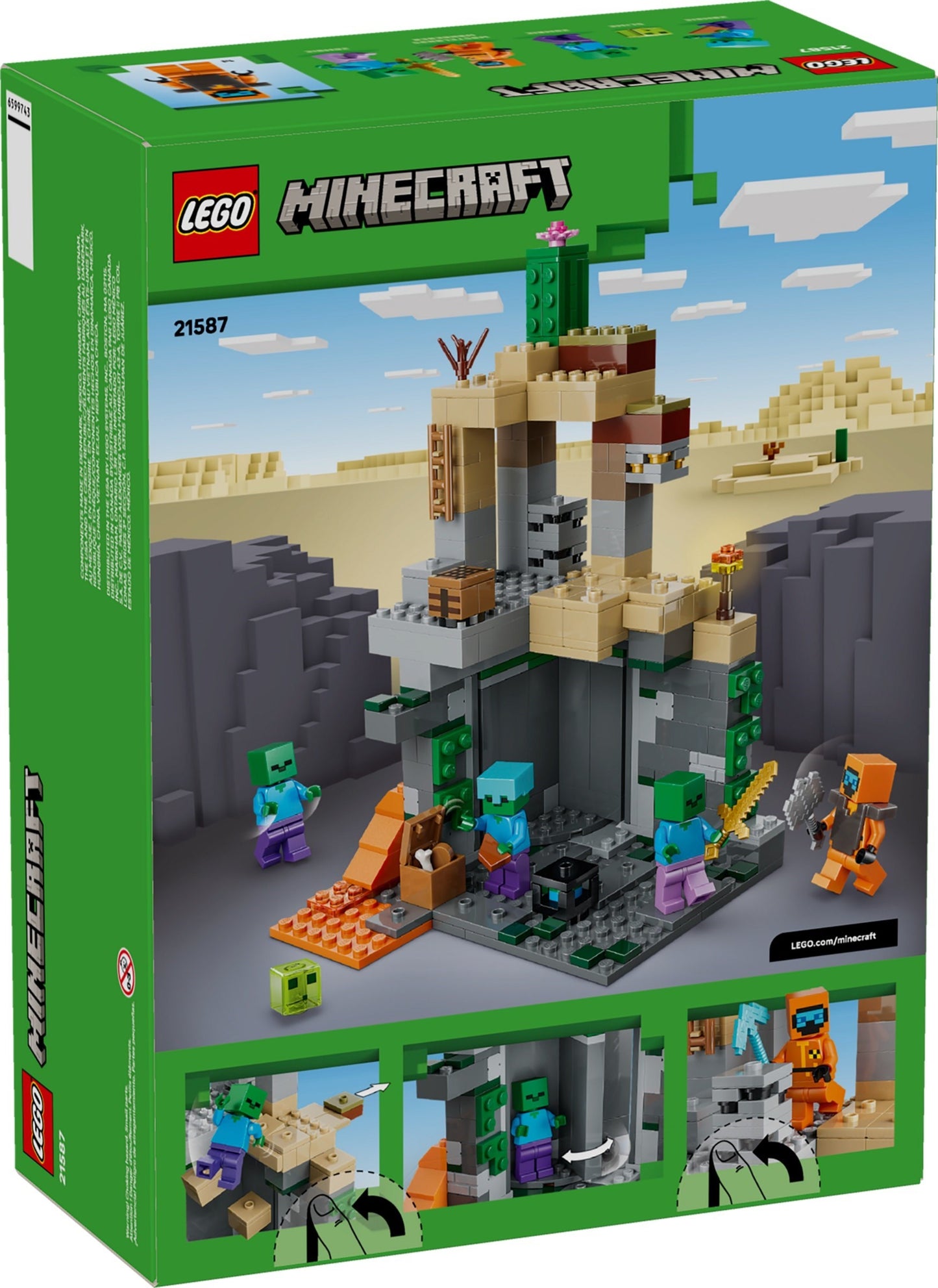 LEGO® Minecraft® 21587: Zombie-fangehull