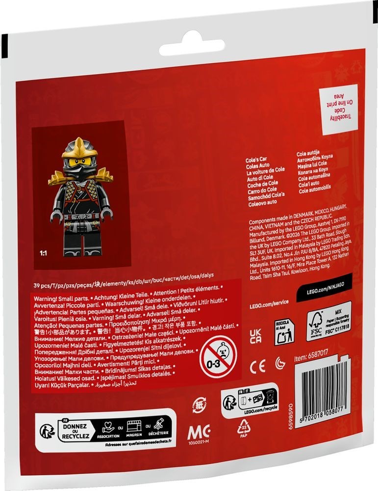 LEGO® NINJAGO® 30723: Ninja-Coles bil