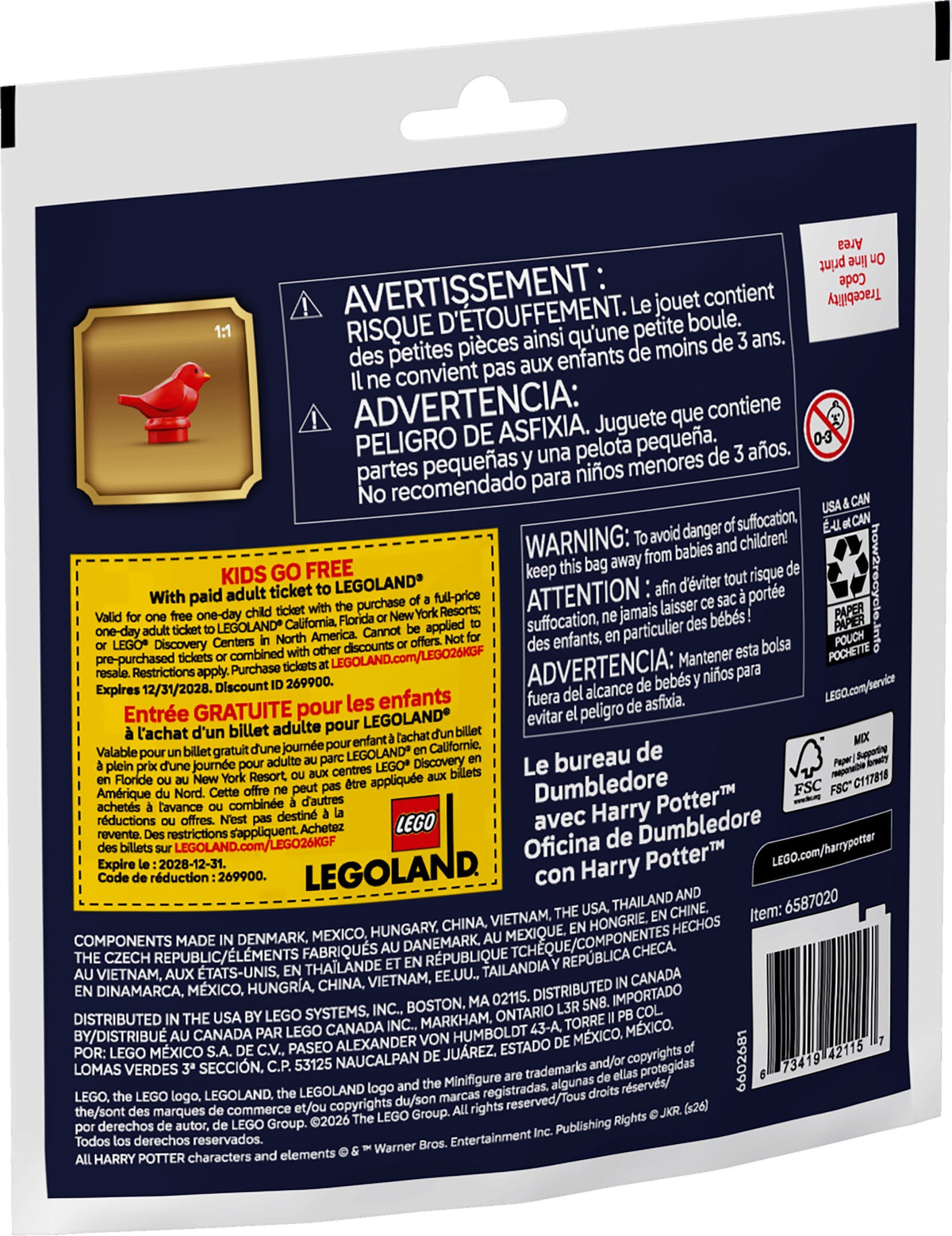 LEGO® Harry Potter™ 30724: Humlesnurrs kontor med Harry Potter™