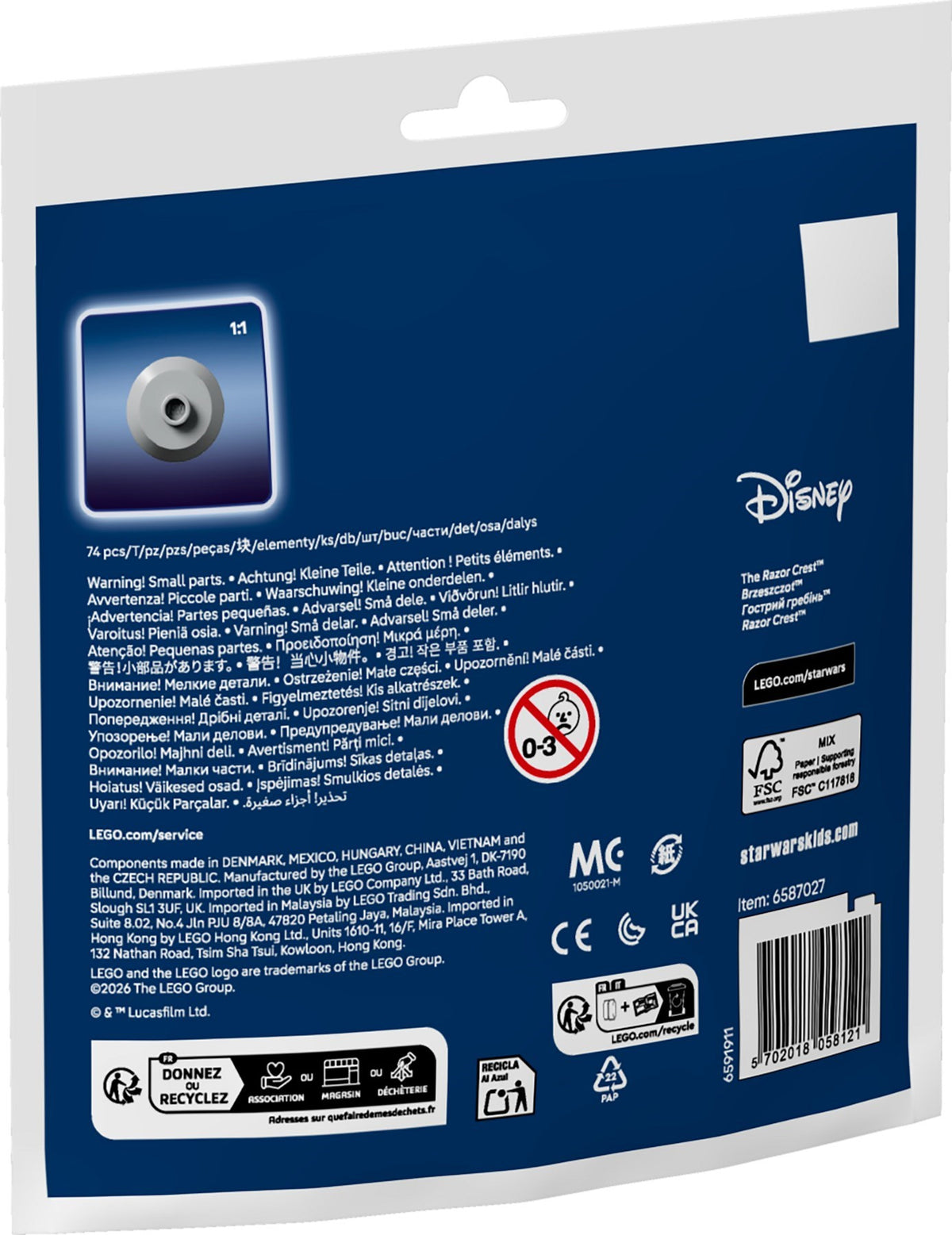 LEGO® Star Wars™ 30728: Minimodell av Razor Crest™