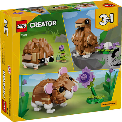 LEGO® Creator™ 31376: Søt hamster med en blomst