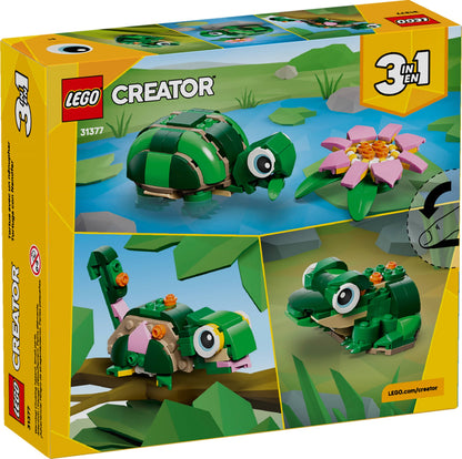 LEGO® Creator™ 31377: Skilpadde med vannliljeblomst