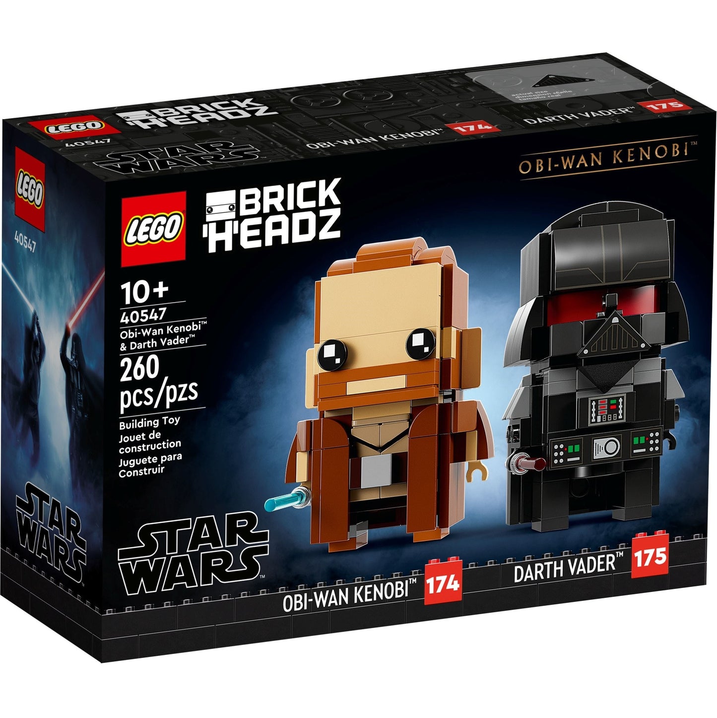 LEGO® BrickHeadz™ 40547: Obi-Wan Kenobi™ og Darth Vader™