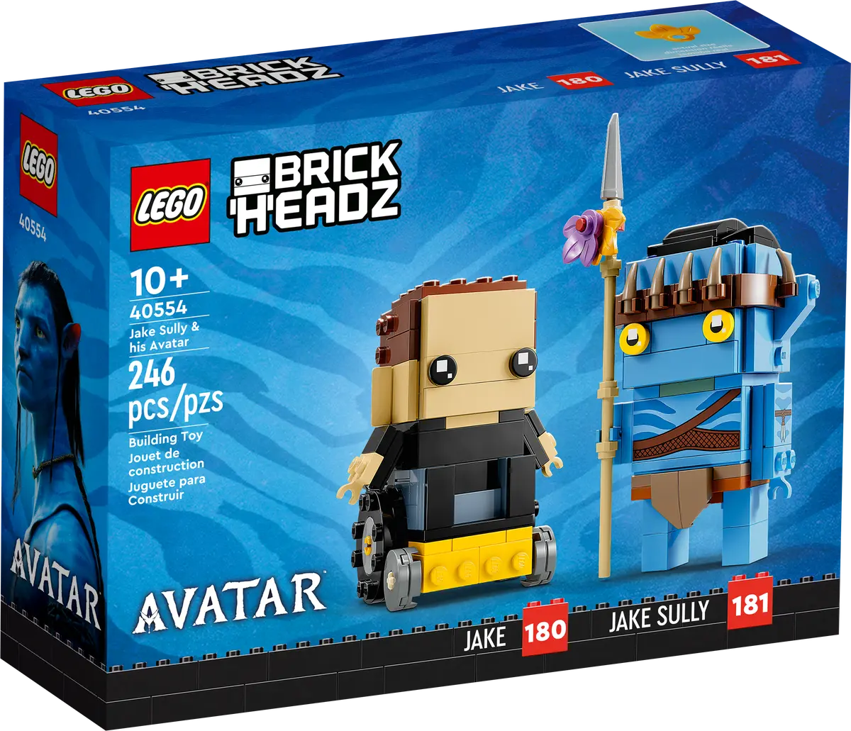 LEGO® BrickHeadz™ 40554: Jake Sully og avataren hans