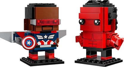 LEGO® BrickHeadz™ 40668: Figurer av Captain America og Red Hulk